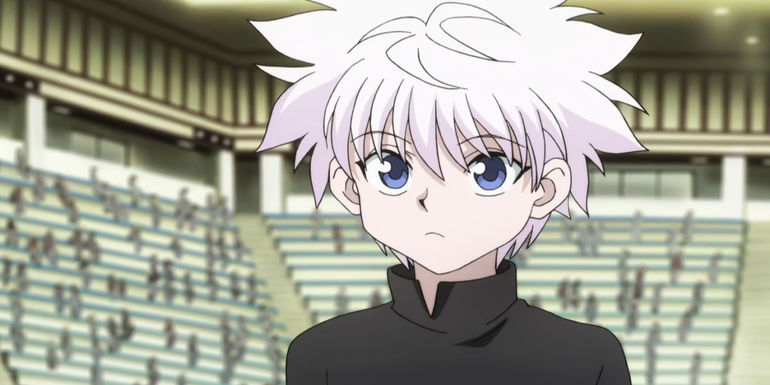 Killua battling in Hunter x Hunter