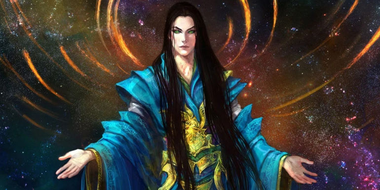 An illustration of Eru Iluvatar