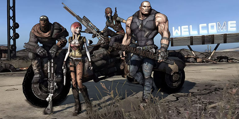 The Vault Hunters from Borderlands