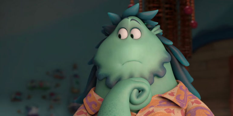 Brill looks guilty in Ruby Gillman, Teenage Kraken.