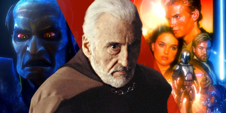 Count Dooku, Sifo-Dyas, and Attack of the Clones Poster