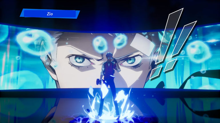 Persona 3 Reload Akihiko Persona evoker critical hit animation freeze frame