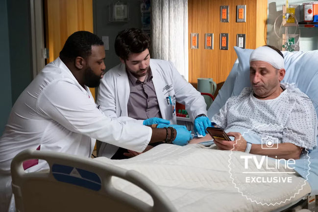 Peter Jacobson as Sal Zacharia in The Good Doctor Season 7