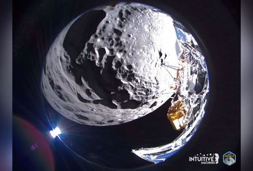 The Astounding Journey of the Odysseus Lunar Lander on the Moon