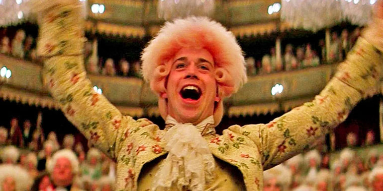 Tom Hulce as Wolfgang Amadeus Mozart in Amadeus - Amadeus