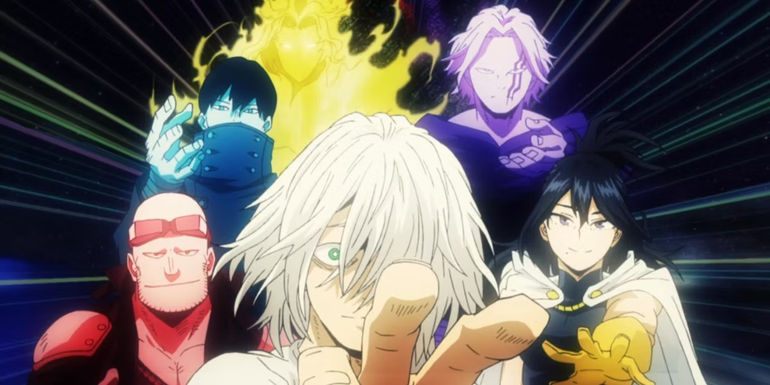 The former wielders of One For All reaching outwards - Passed on to Deku in chapter #2 - One For All's True Power is Beyond Comprehension