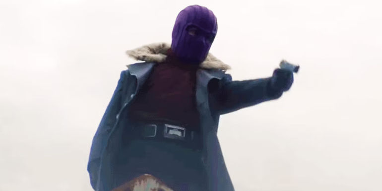 Baron Zemo in his comic-accurate mask in The Falcon and the Winter Soldier