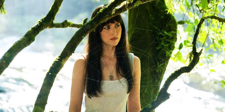 Dakota Johnson as Cassandra Webb in Peru in Madame Web - How Madame Web's Week 2 Drop Compares to the Rest of the Sony Spider-Man Universe