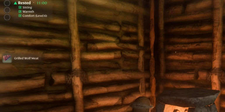 grilled wolf meat enshrouded - Grilled Wolf Meat: Grants players with a +2 constitution and an additional health bar