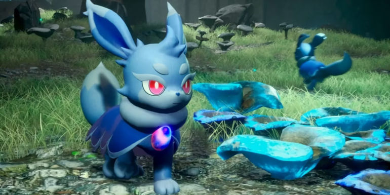 A screenshot from Pocket Pair's Palworld showing in-game Pal Nyx - Many Palworld players aim to establish a functional base to settle in the game's world as soon as possible