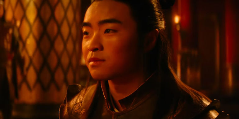 Prince Zuko sitting in the Fire Nation war council in Netflix's The Last Airbender - Is Zuko now on Aang's side for the future of The Last Airbender? - Does Zuko Freeing Aang Mean He Is A Good Guy Now?