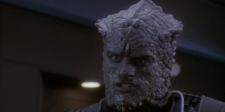 Star Trek DS9 To The Death Jem'Hadar Brian Thompson - Star Trek: Deep Space Nine Season 4, Episode 23 ("To The Death") - Toman'torax