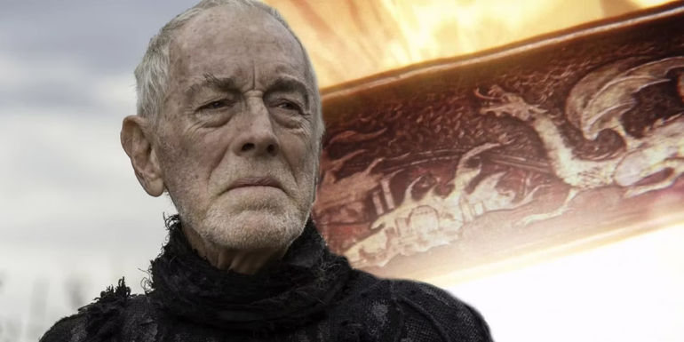 A composite image of Max Von Sydow from Game of Thrones with the show's intro - Ramin Djawadi's music has defined Game of Thrones, and new shows should have their own title themes. - A Knight Of The Seven Kingdoms Needs Its Own Intro Theme