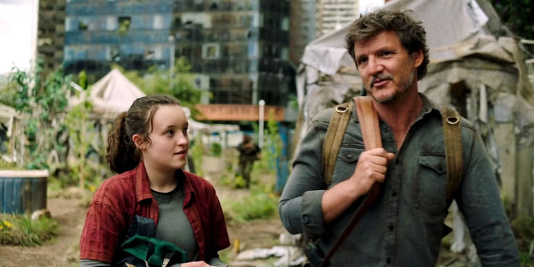 Joel and Ellie talking in The Last of Us season 1 finale