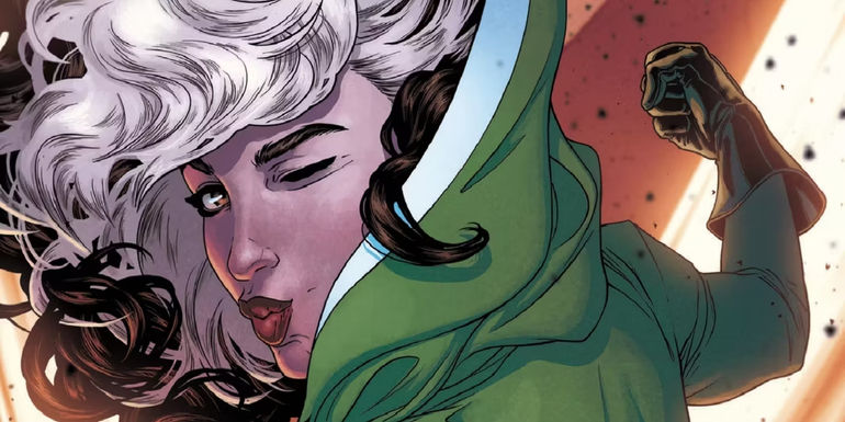 Rogue with her fist pulled back in Marvel Comics - Rogue Rarely Brawled In Fox's Movies - Rogue's Super Strength Makes Her More Of A Fighter In The Comics