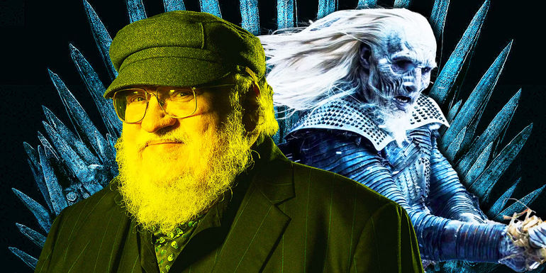 George R.R. Martin and a White Walker - George R.R. Martin's guidance has consistently contributed to exceptional television. - George R.R. Martin Has To Be Involved