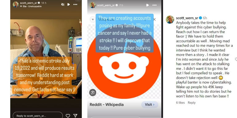 90 Day Fiance Scott on Instagram lashing out at critics - Scott Wern Accuses Cyber Bully Of Ruining Lives