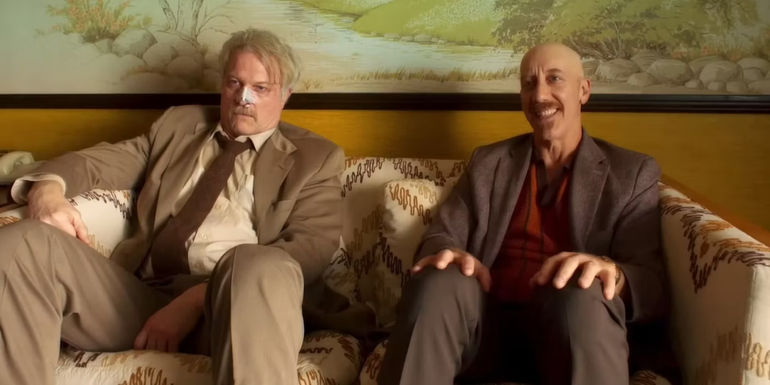 Arliss and Flint in Drive-Away Dolls - Drive-Away Dolls Features A Scene Almost Identical To The Big Lebowski's Apartment Break-In