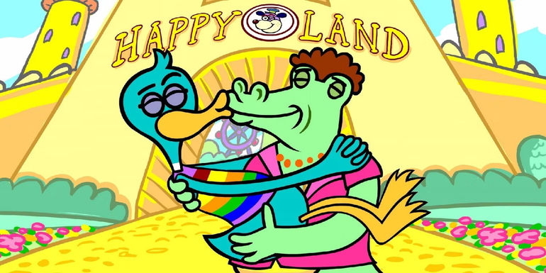 queer duck and openly gator in Queerduck - Episodes Available On YouTube - Queer Duck (2000-2004)