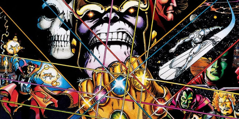 Thanos wielding the Infinity Gauntlet