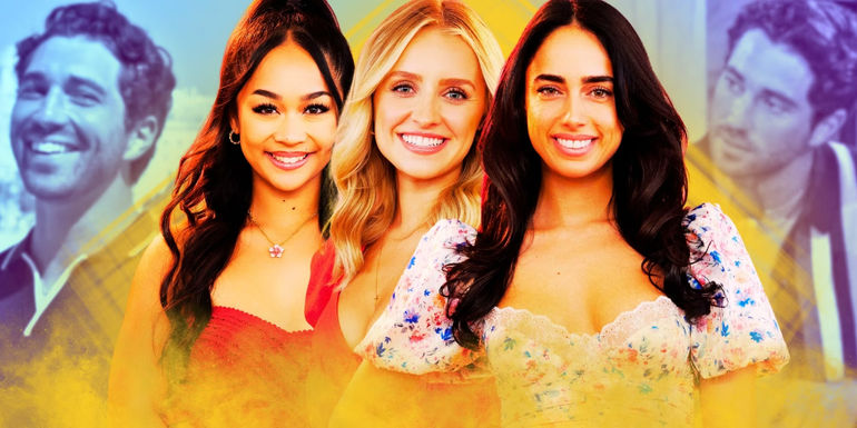 The Bachelor's Maria Georgas, Daisy Kent & Lea Cayanan smiling - Maria Is The Drama