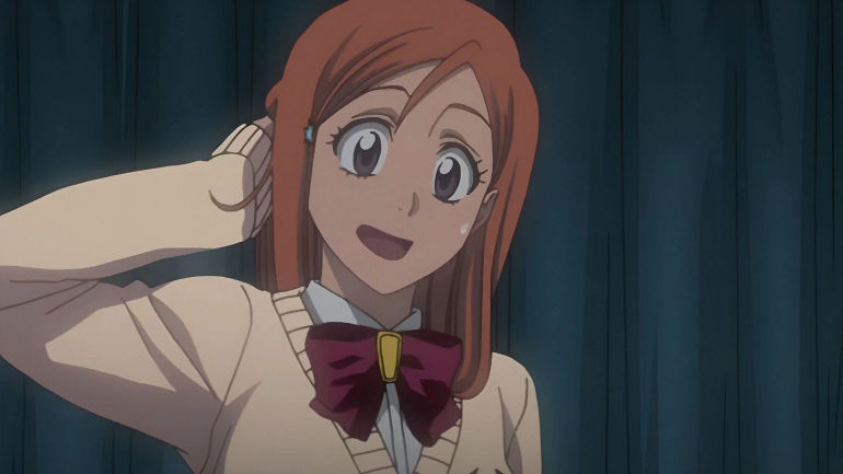 Orihime Inoue as seen in the Bleach anime (Image via Studio Pierrot)