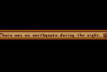 Unraveling Stardew Valley's Earthquake Event