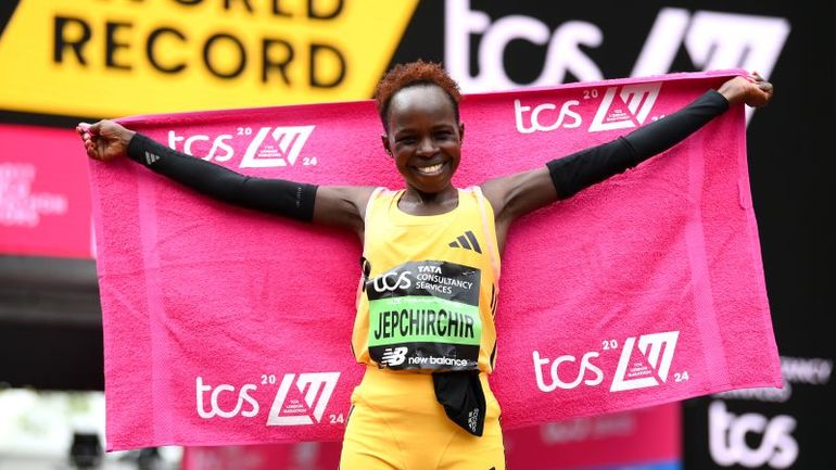Peres Jepchirchir Makes History at London Marathon with Women's-Only World Record