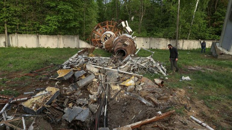 Destruction of Kharkiv's Iconic TV Tower by Russian Missile Attack