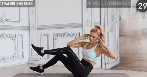 Bí quyết có bụng phẳng và săn chắc chỉ trong 10 phút trước khi đi ngủ