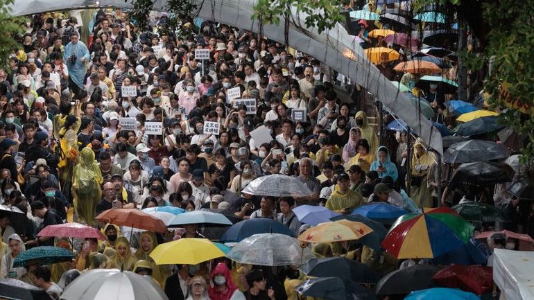 Taiwanese Youth Rally Against Legislators Supporting Closer China Ties