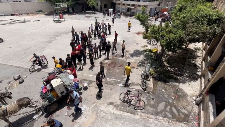 Tragic Loss: Deadly Drone Strike Claims Lives at Gaza Shelter