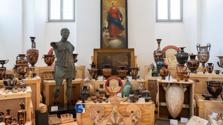 US repatriates $80 million in stolen Italian artifacts