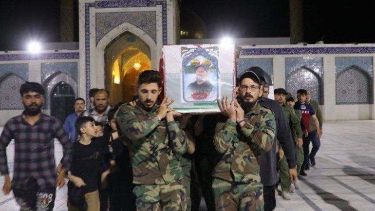 Iranian military adviser dies in Israeli airstrikes in Syrian city, as reported by Iranian media