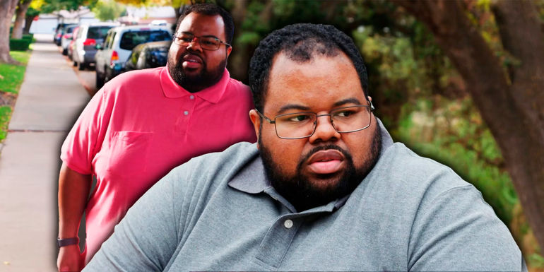 Side by side images of 90 Day Fiance's Tyray Mollett