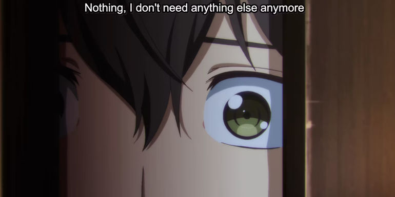 Natsuo watches in Domestic Girlfriend