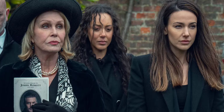 Fool me once characters at a funeral
