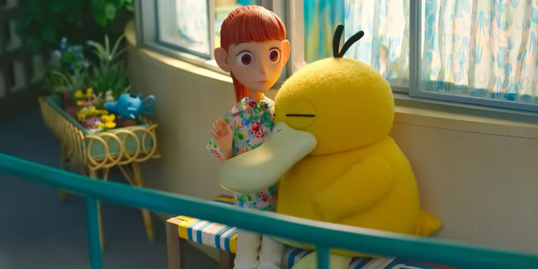 Pokemon Concierge Haru and Psyduck