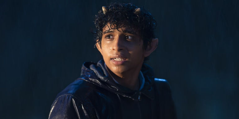 aryan simhadri as grover in percy jackson and the olympians