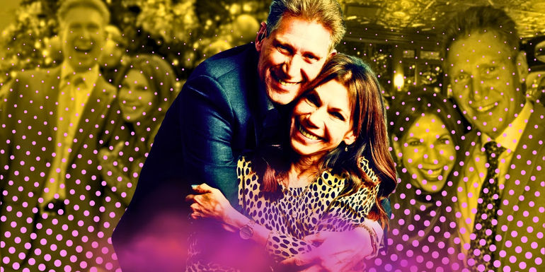 Montage of The Golden Bachelor's Gerry & Theresa