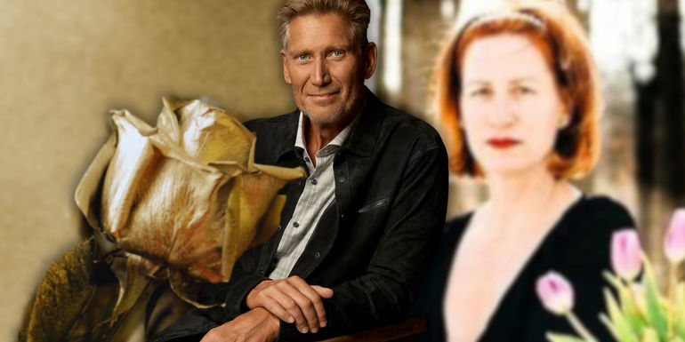 The Golden Bachelor Gerry Turner with a woman in the background