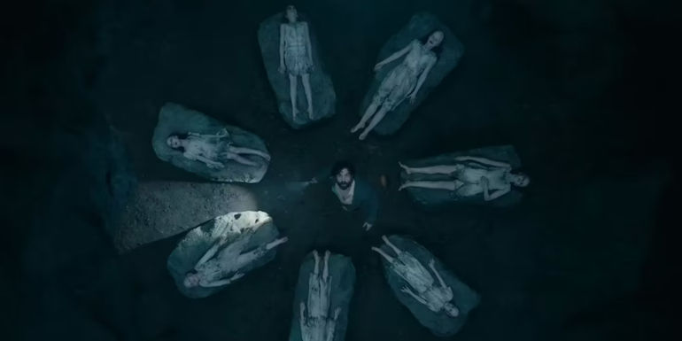 The kids on stones in From