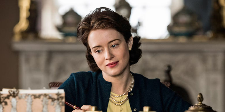 Elizabeth looking wistful in The Crown