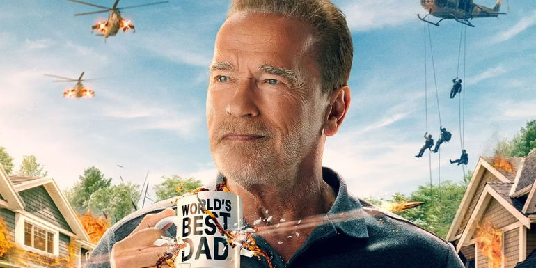 Arnold Schwarzenegger on the poster for FUBAR