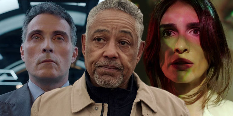 Kaleidoscope cast with Giancarlo Esposito as Leo Pap / Ray Vernon