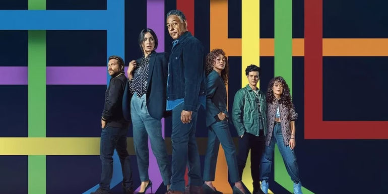 kaleidoscope characters with the episode colors