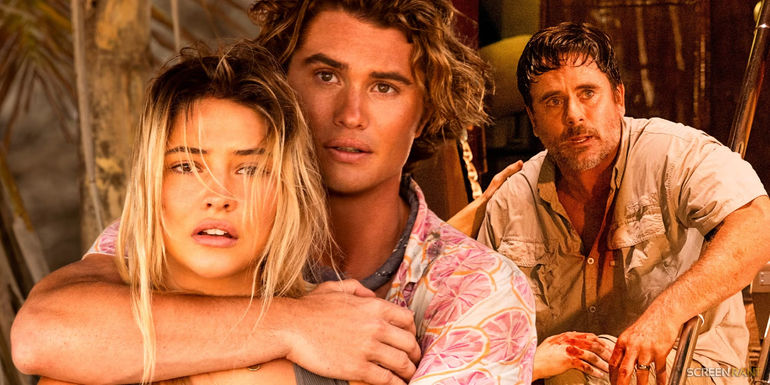 Outer Banks Sarah and John B together in Outer Banks season 3 and Ward injured