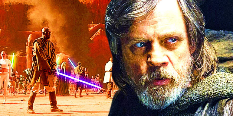 Star Wars' Prequel-era Jedi and Luke Skywalker in The Last Jedi