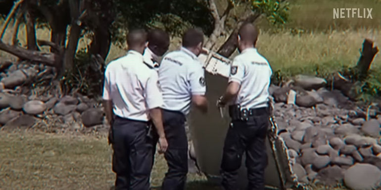 archive footage from MH370 The Plane That Disappeared on Netflix