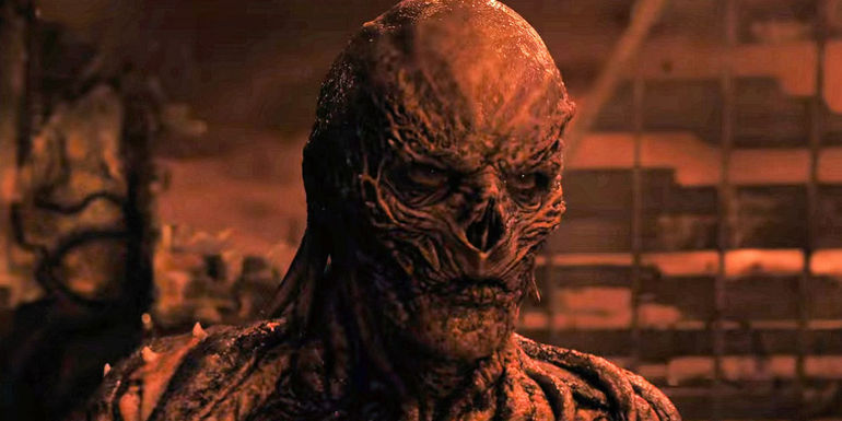 Vecna (Jamie Campbell Bower) in the Upside Down Red Smoke Area in Stranger Things.